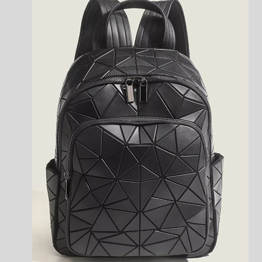 Geometric Lattice Pattern Fashion Backpack Bag
