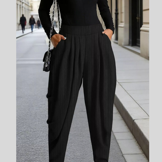 Plus Size Elastic Waist Causal Pants
