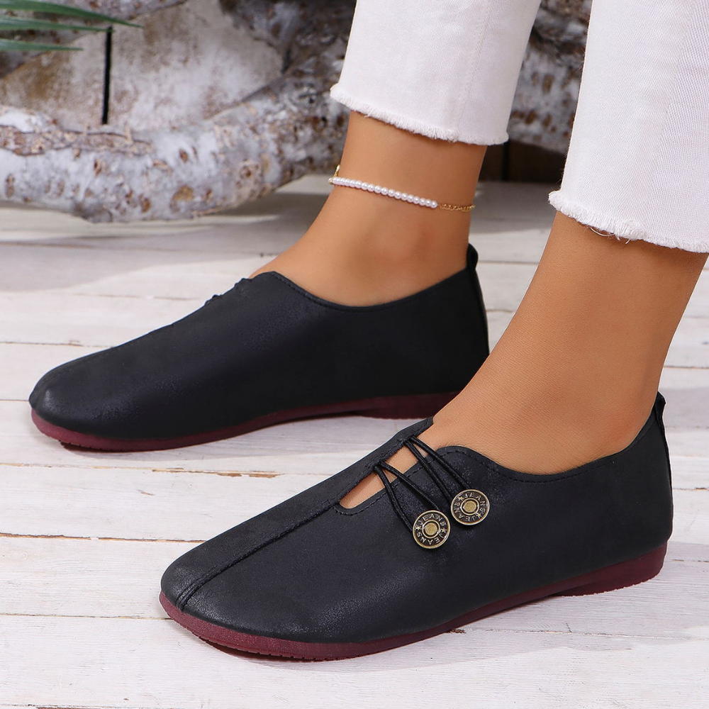 Round Toe Slip-Ons