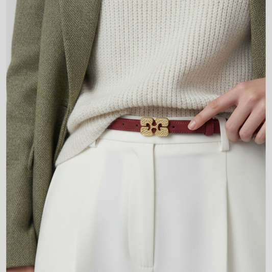 Buckle Skinny Belt