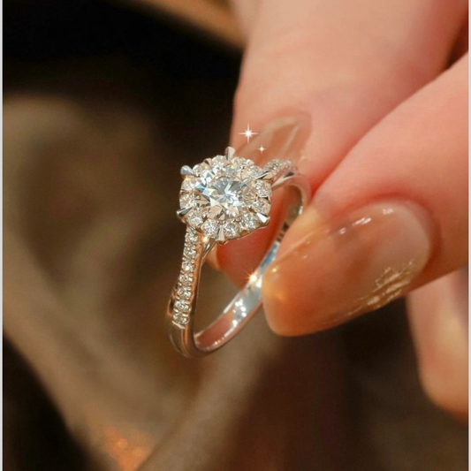 Moissanite 925 Sterling Silver Ring