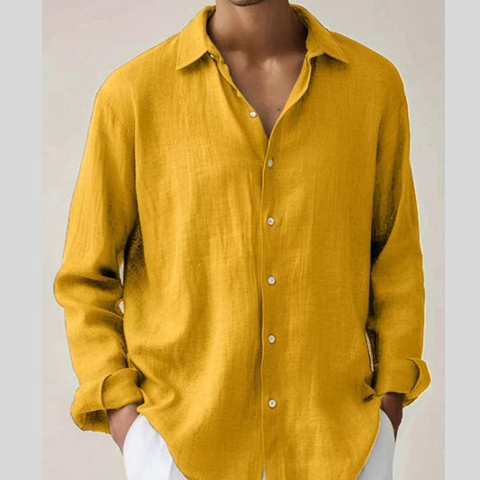 Men's Full Size Smart Casual Button Shirt