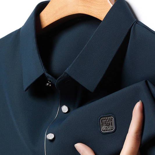 Men's Plus Size Lightweight Breathable Collared Neck Polo