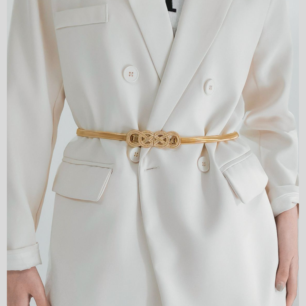 Knot Buckle Metal Belt