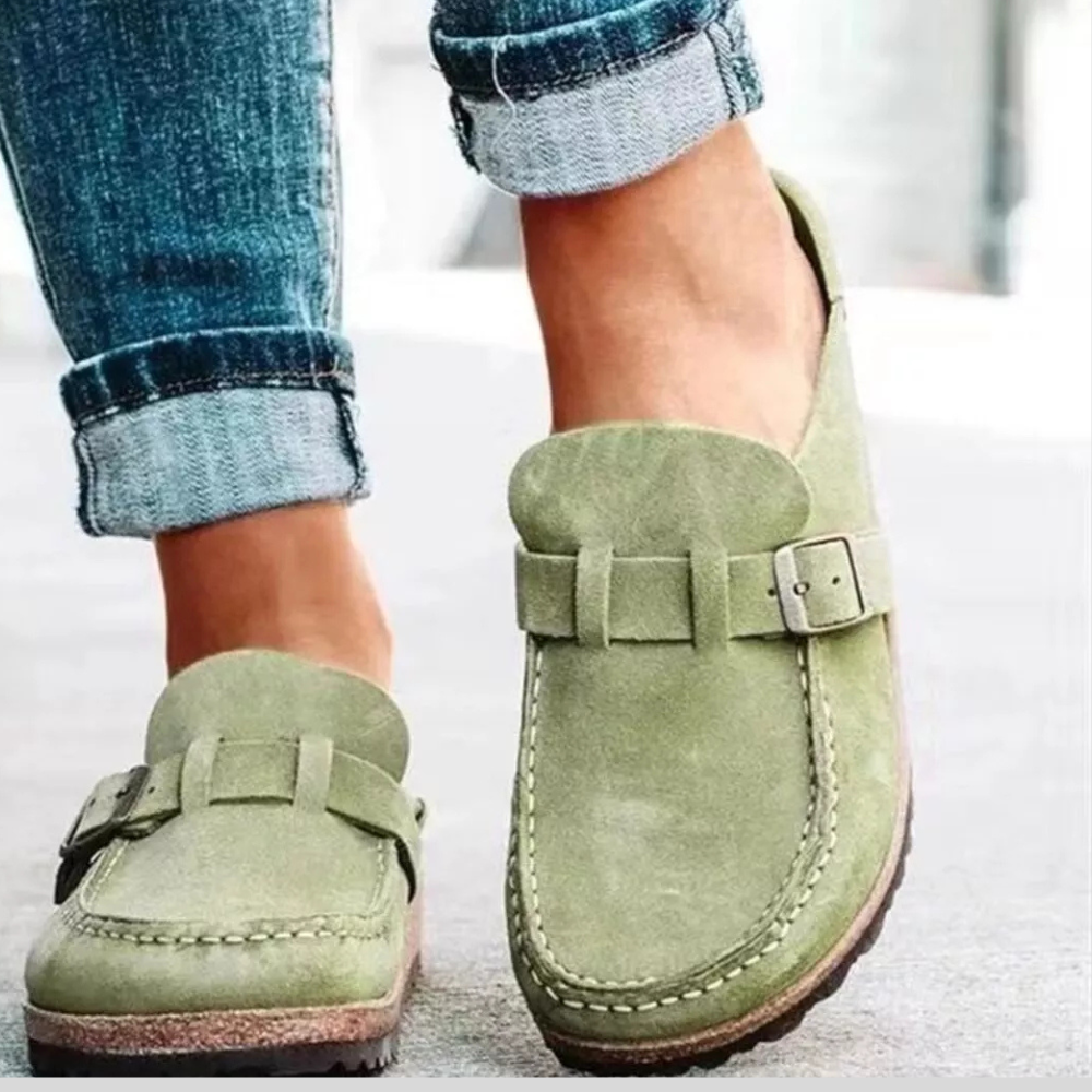 Fashionable Round Toe Slip-On Shoes