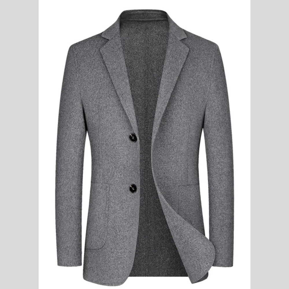 Men's Full Size Classic Fit Button Up Blazer Plus Size