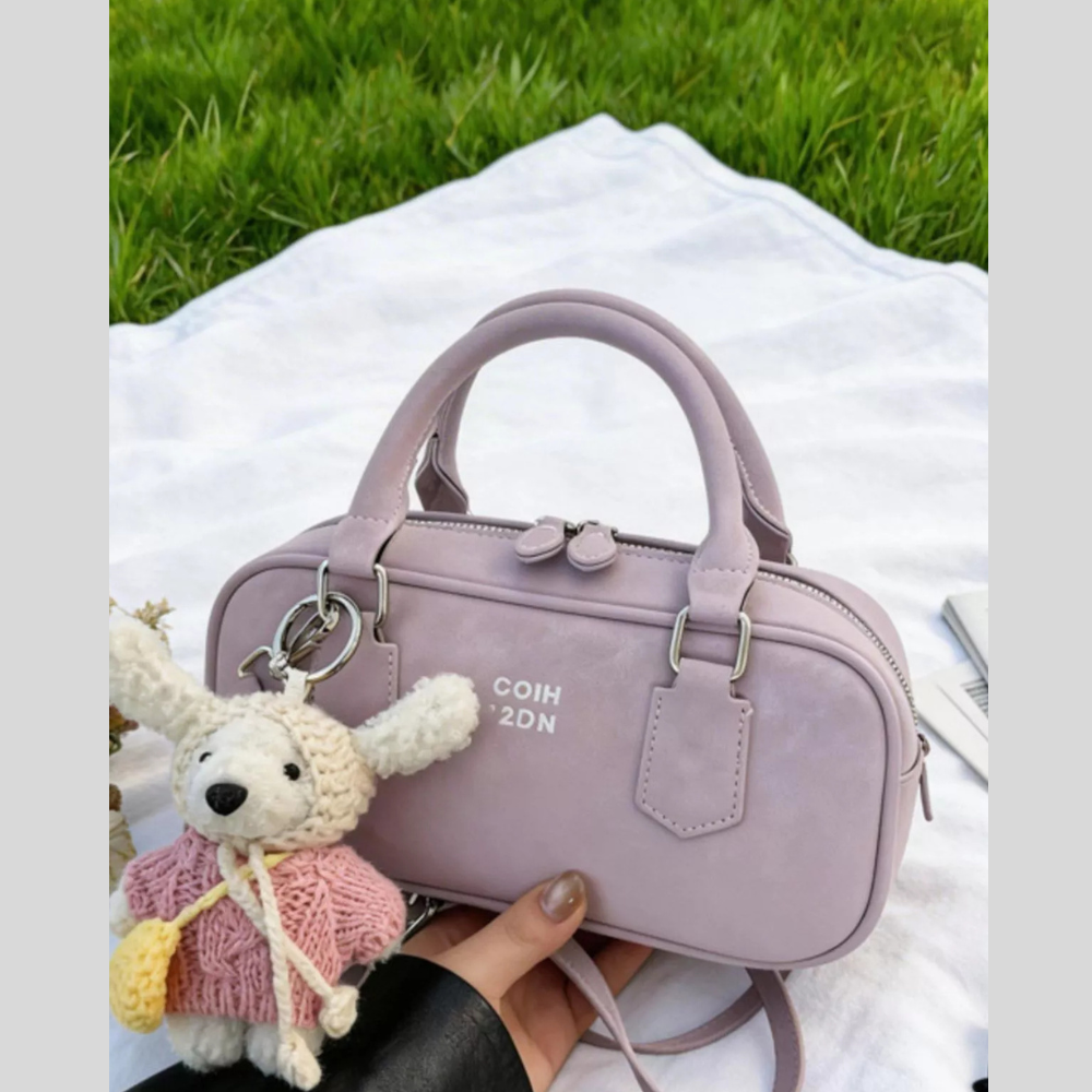 Top Handle Barrel Handbag