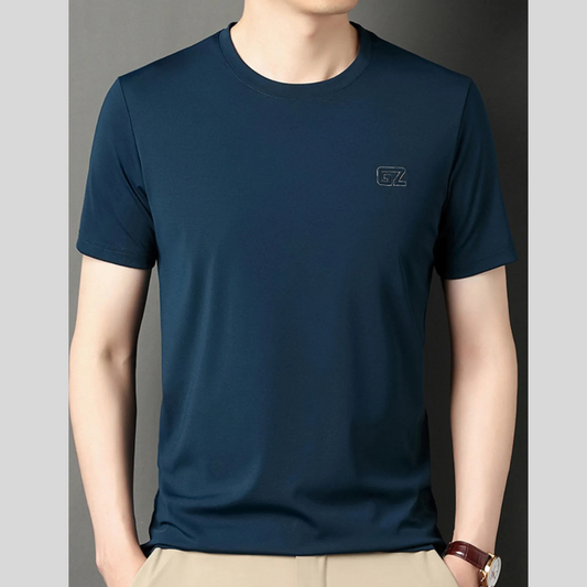 Men's Plus Size Crew Neck Cotton Tee