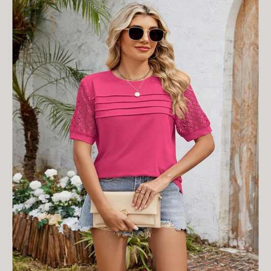 Round Neck Short Sleeve T-Shirt