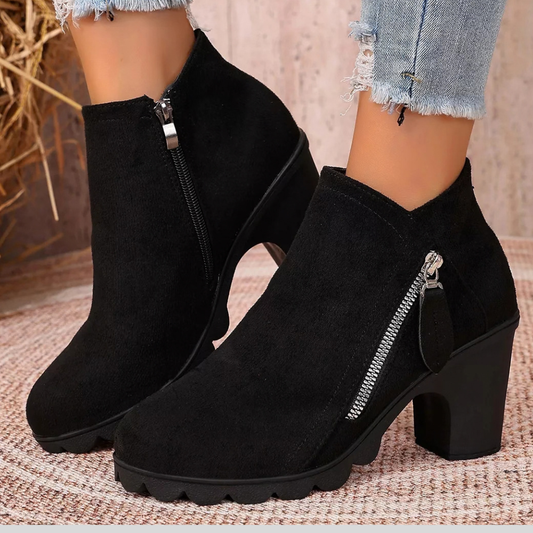 Chic Block Heel Boots for Women