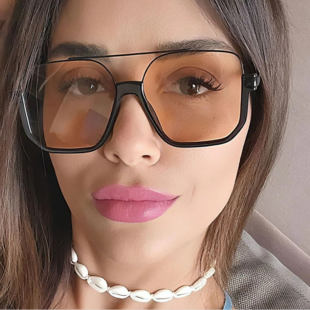 Oversized Square Frame Fashion Sunglasses