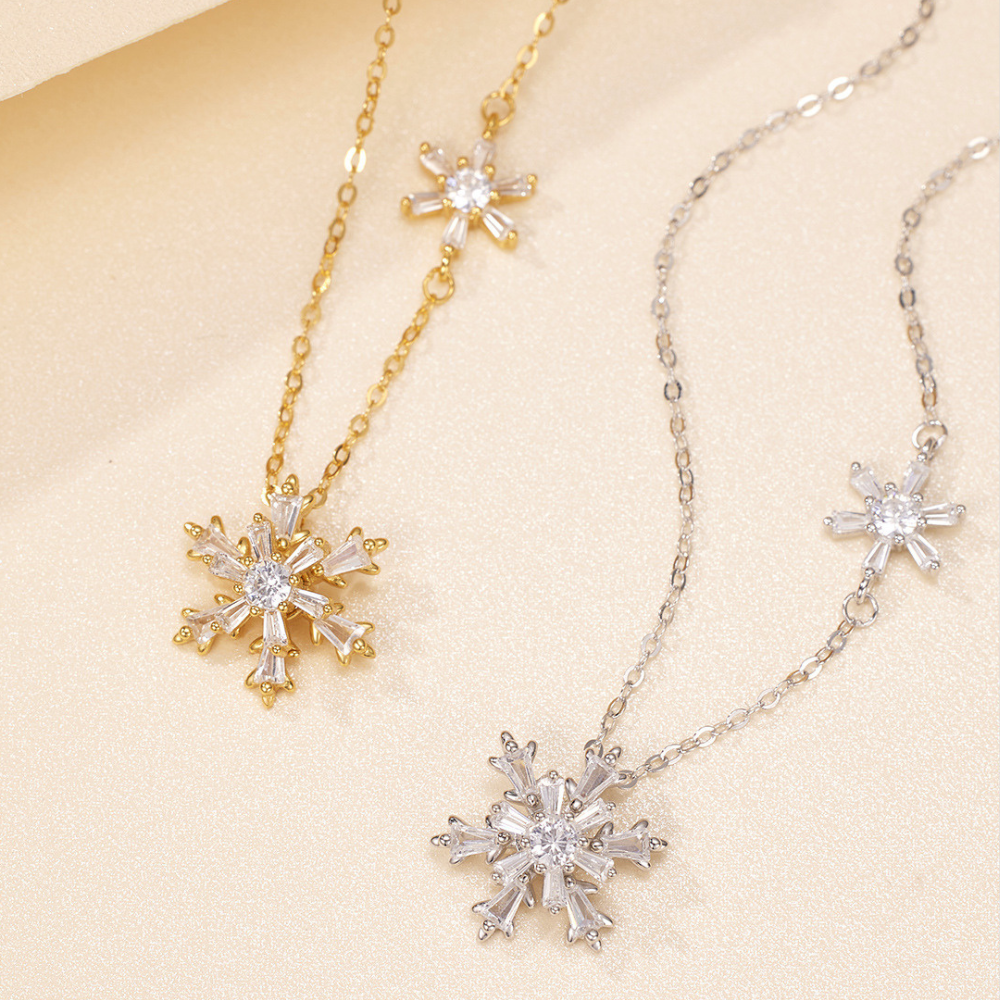 Snowflake Pendant Necklace
