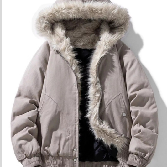 Men's Hooded Quilted Winter Outerwear