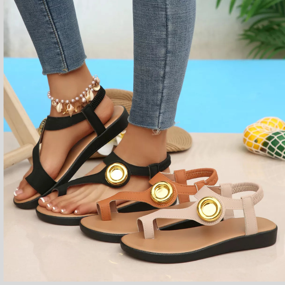 Toe Post Buckle Sandals