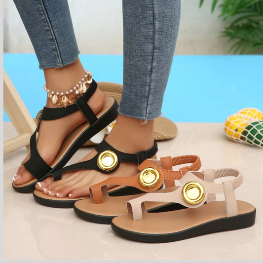 Toe Post Buckle Sandals