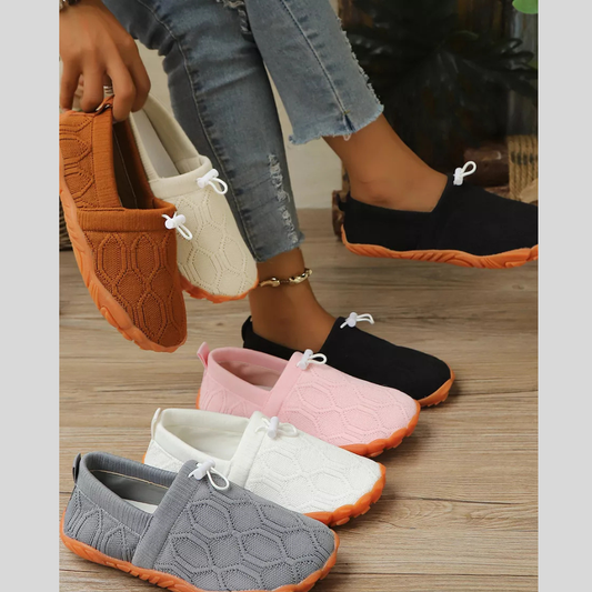 Round Toe Breathable Slip-Ons
