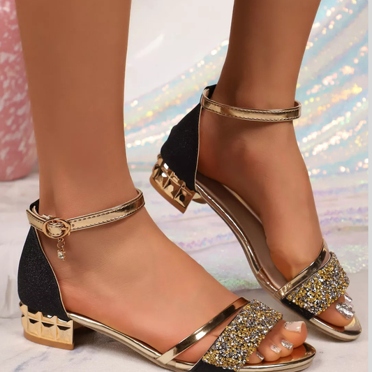 Stylish Open Toe Party Heels