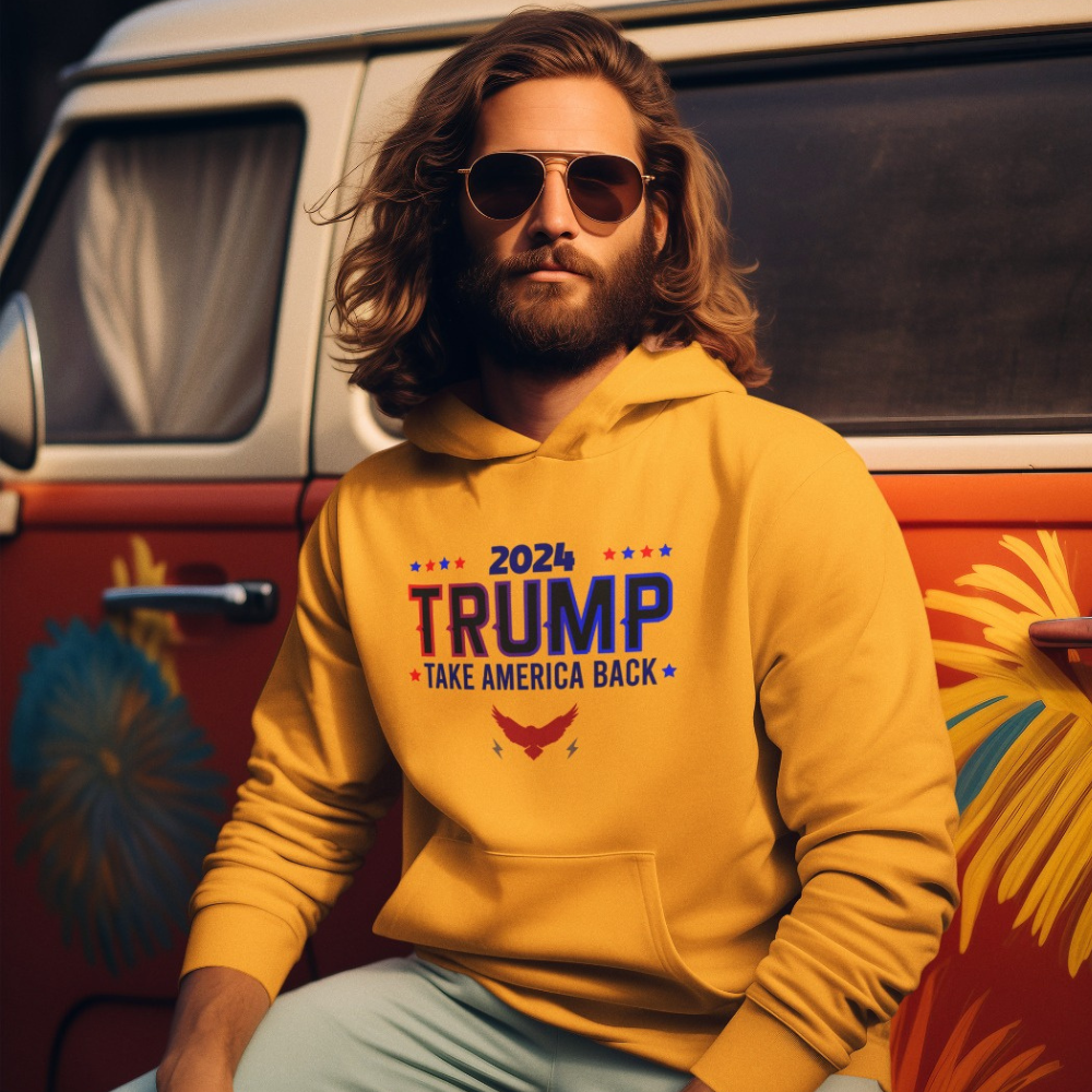 Unisex Heavy Blend™ Hooded Sweatshirt - Customize With Trump Support Designs