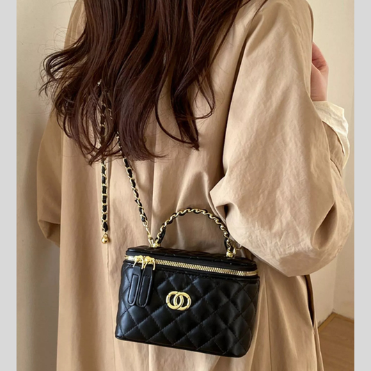 Quilted Leather Crossbody Bag