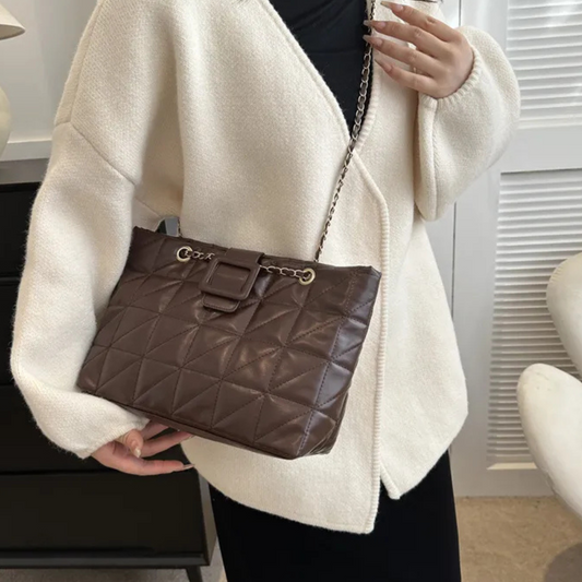 Women Shoulder Bags New Trendy Chic Chanel-style Rhombus Chain Bag