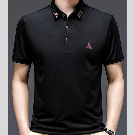 Men's Big & Tall Breathable Short Sleeve Polo Shirt