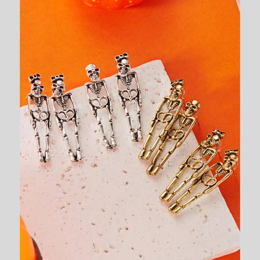 Halloween Skeleton Drop Earrings