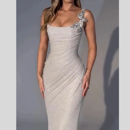 Sexy Party Light Luxury Diamond Shiny Dress