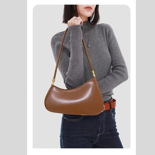 High-end Retro Commuter Underarm Bag Women's Niche High-grade Handbag