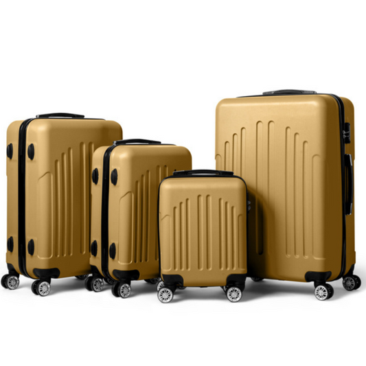 Vertical Striped Four In One Suitcase- FREE USA SHIPPING