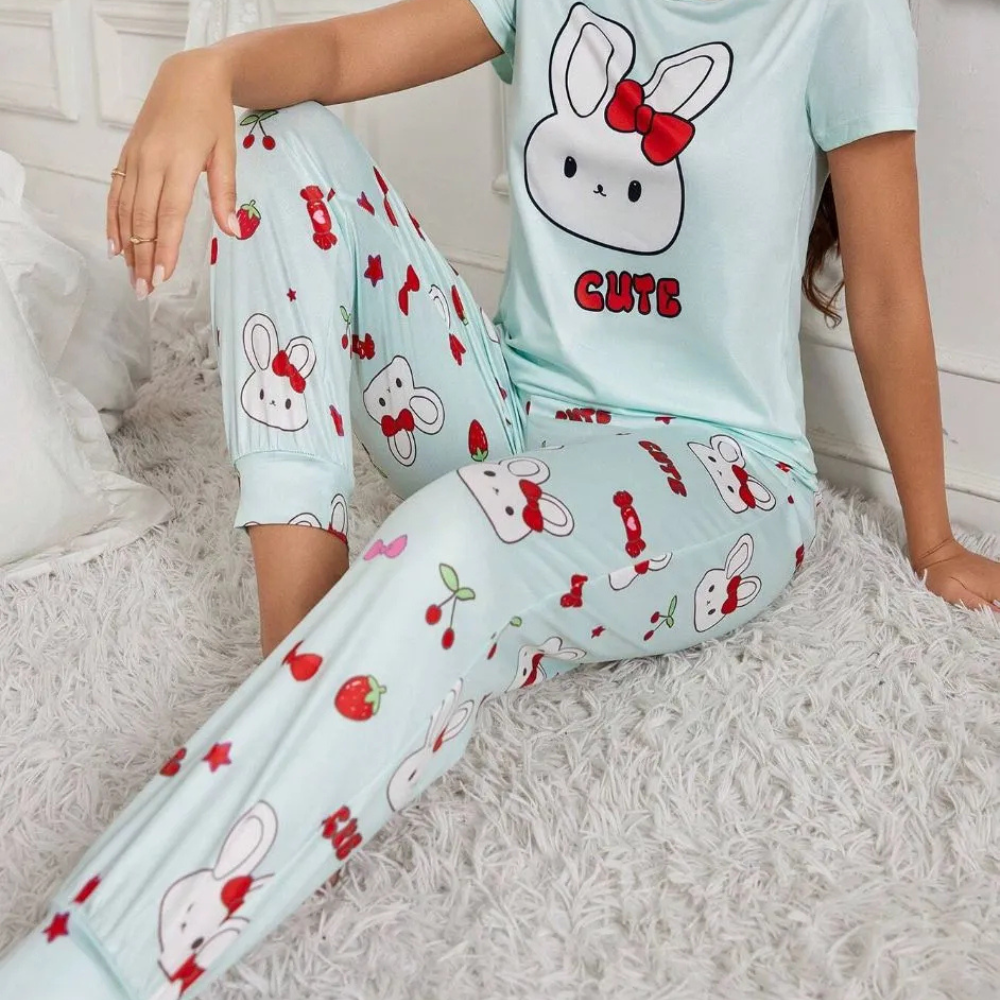 Women's Ladies' Homewear Printed Pajamas