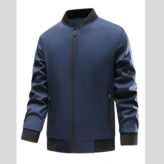 Men's Plus Size Casual Lightweight Bomber Jacket