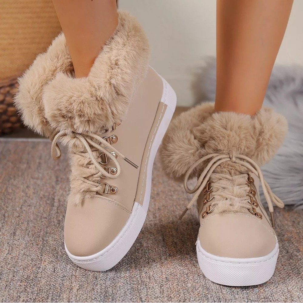 Round Toe Platform Boots