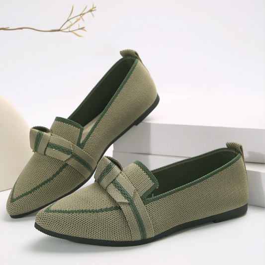 Stylish Point Toe Breathable Flats