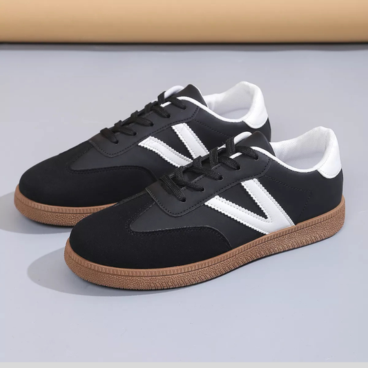 Women's Round Toe Casual Lace Up Sneakers
