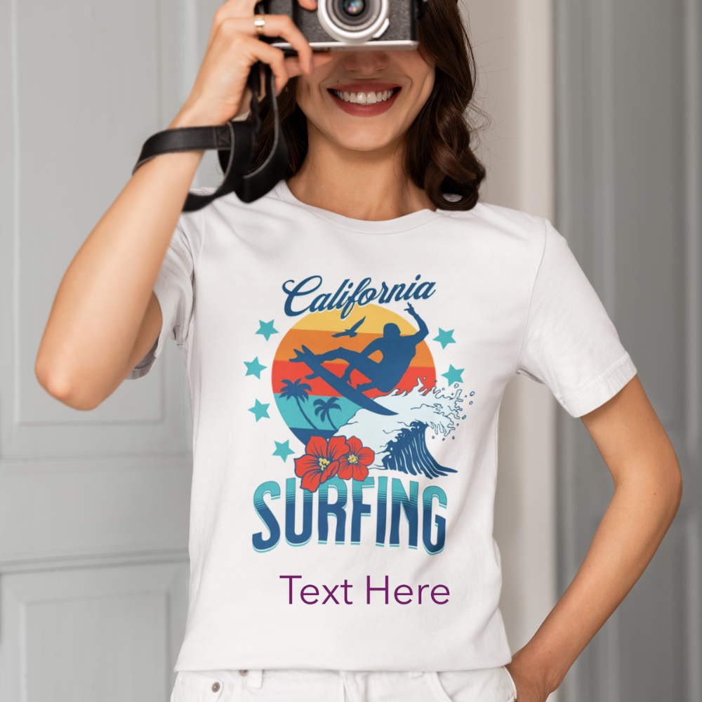 Unisex Softstyle T-Shirt - Personalize With Beach Themes