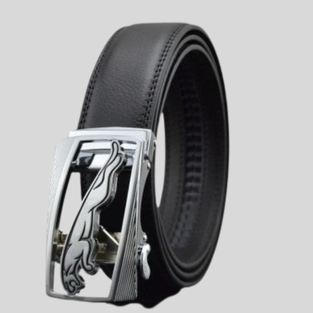 Men Automatic Buckle Leather Belts