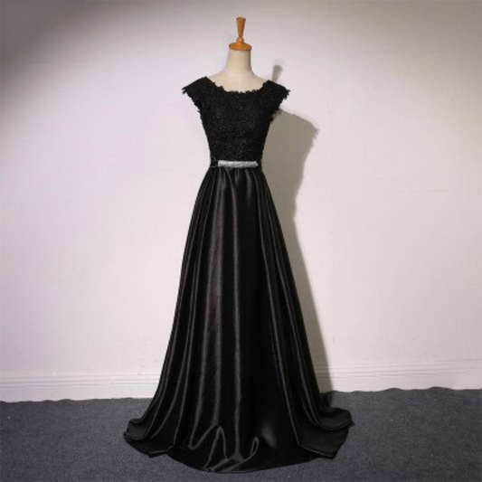 Chiffon long evening dress