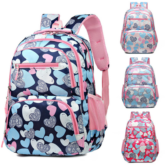 Student Schoolbag Children's Portable Burden Alleviation Large Capacity Backpack