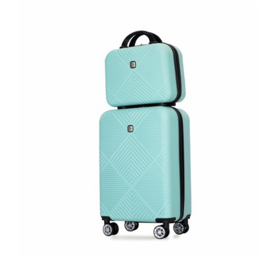 2-piece Luggage Set With ABS Lightweight Luggage And Swivel Wheels- FREE USA SHIPPING