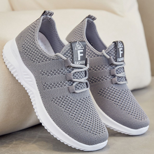 Breathable Mesh Lace Up Athletic