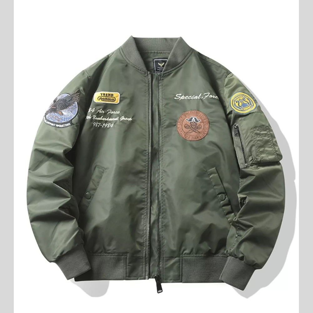 Men's Casual Streetwear Bomber Jacket