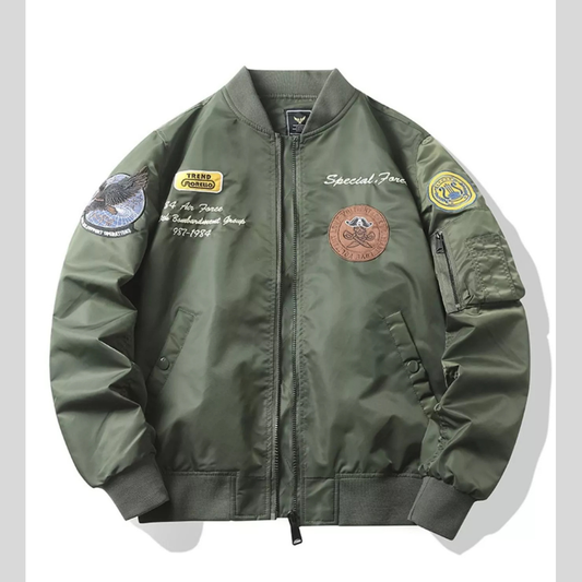 Men's Casual Streetwear Bomber Jacket