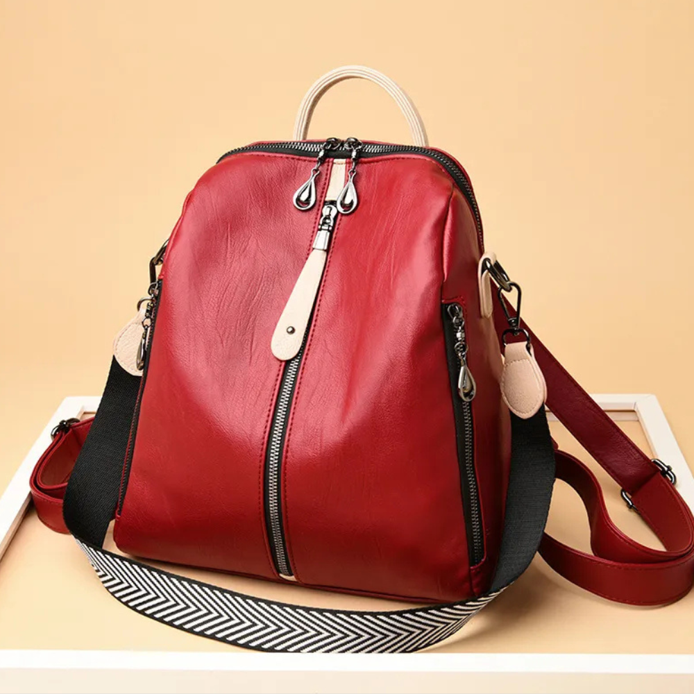 New Women Backpacks Soft Leather Backpack Fashion