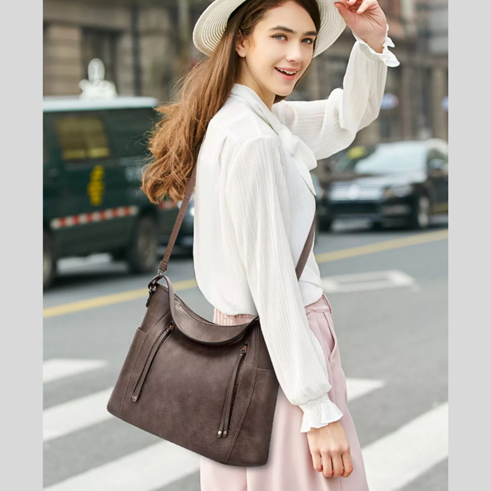 Leather Casual Shoulder Bag