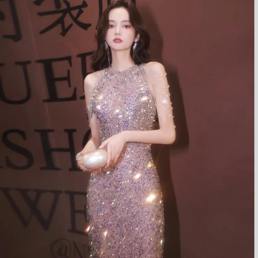 Niche High-end Ladies Host Dress