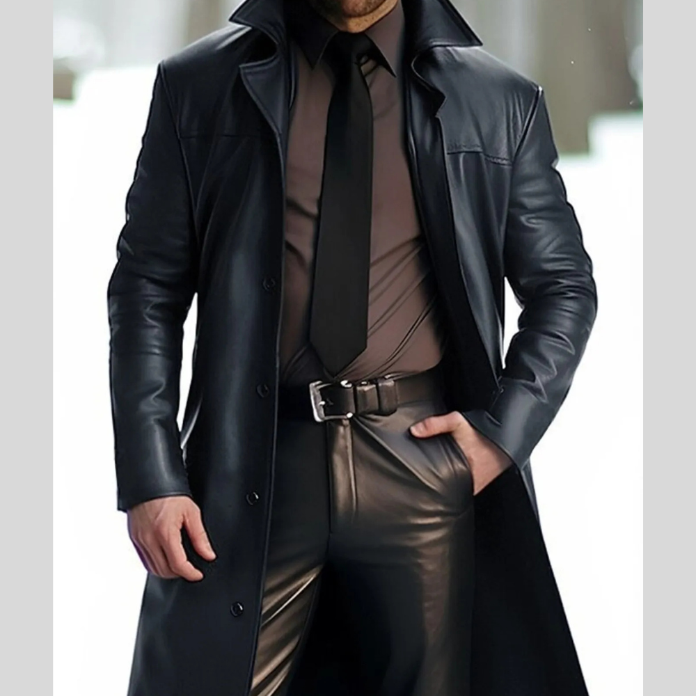 Men's Full Size Button Up Long Sleeve Jacket Plus Size