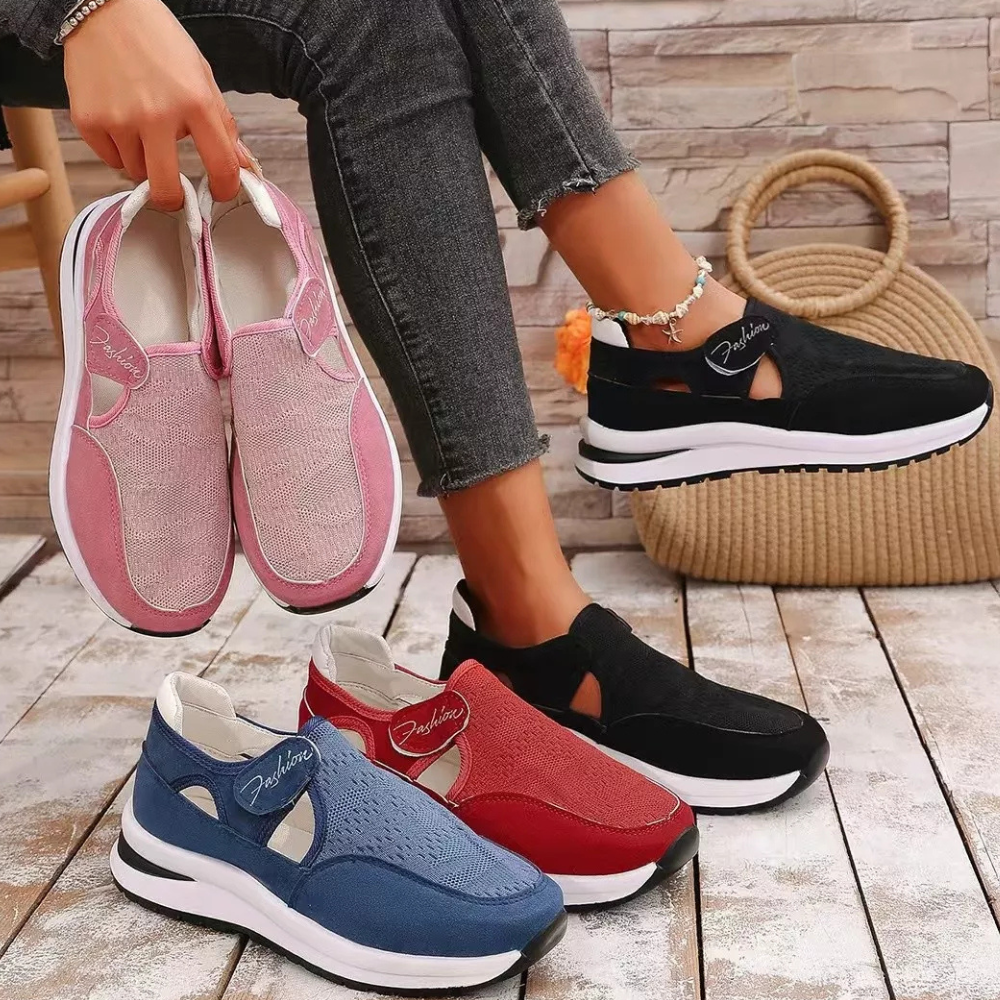 Breathable Mesh Velcro Shoes