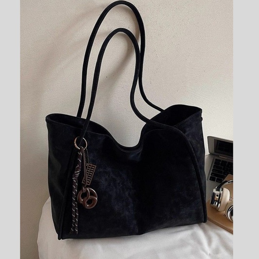 Solid Color Shoulder Bag