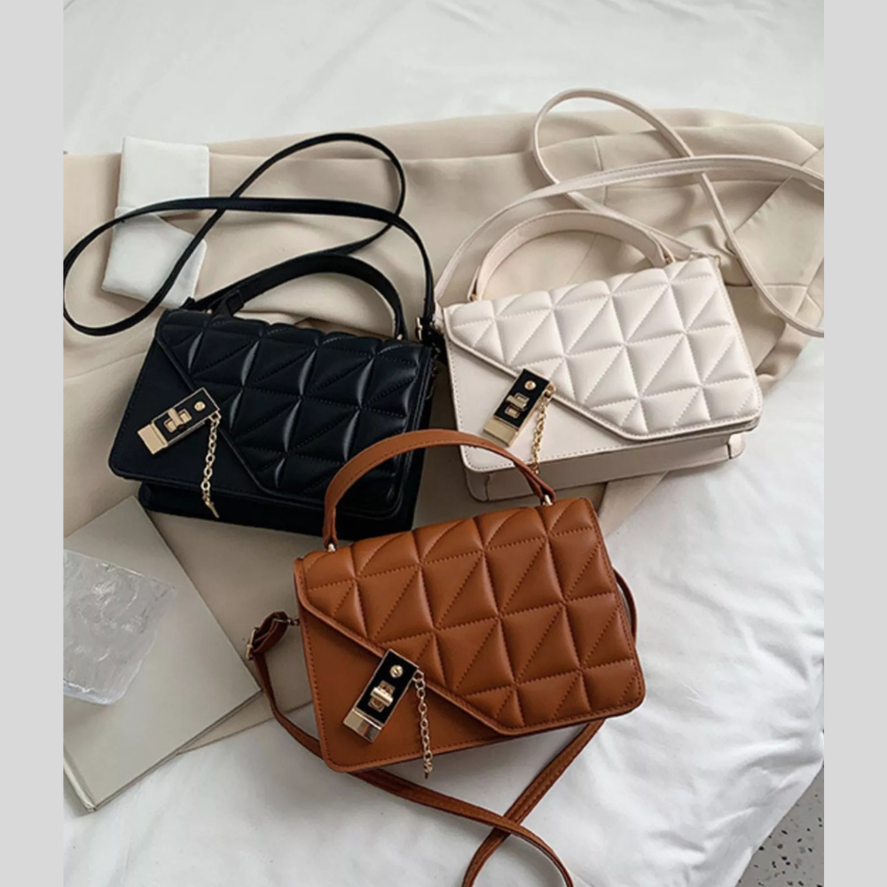 Quilted Flap Crossbody Bag