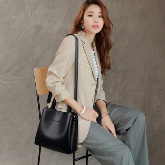 Soft leather handbag
